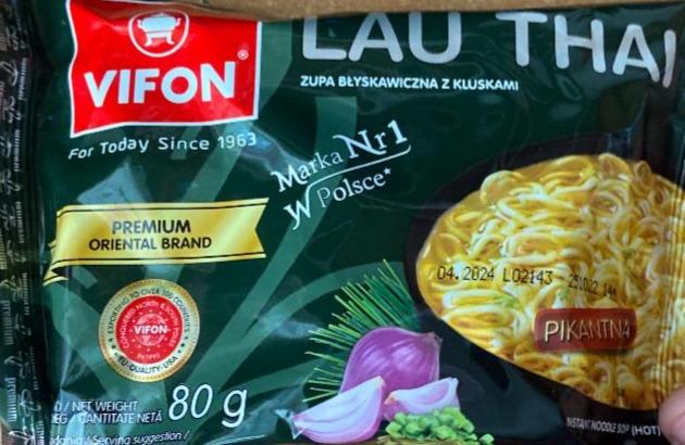 Zdjęcia - Lau thai zupa błyskawiczna z kluskami pikantna Vifon