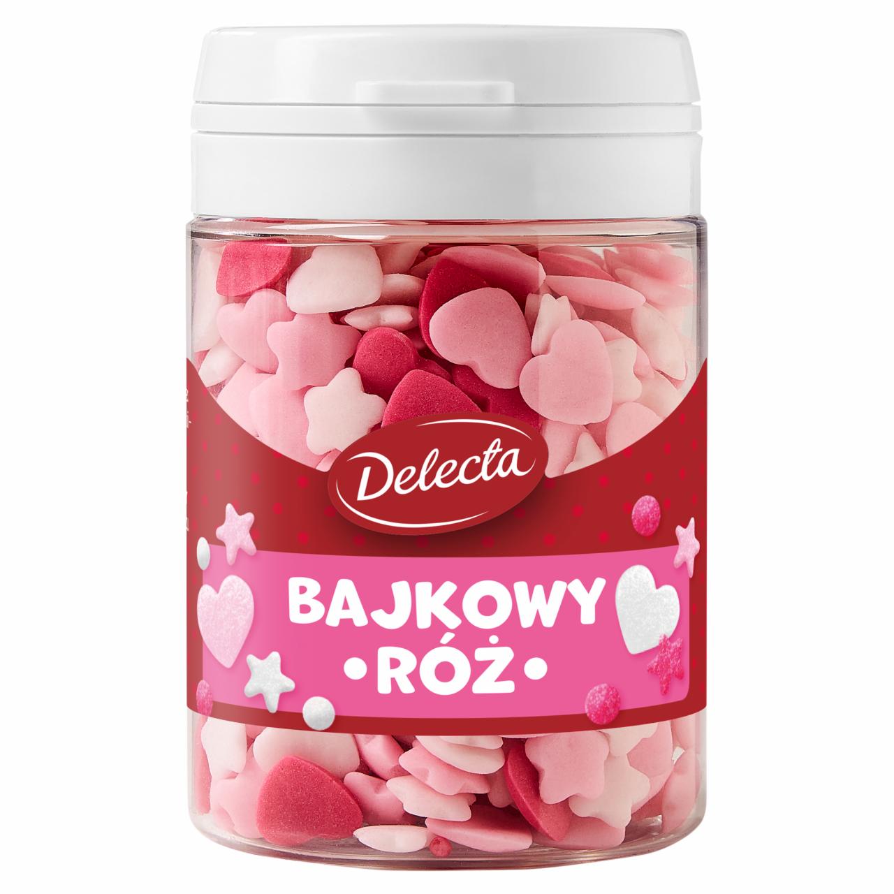 Zdjęcia - Delecta Posypka cukrowa dekoracyjna bajkowy róż 48 g