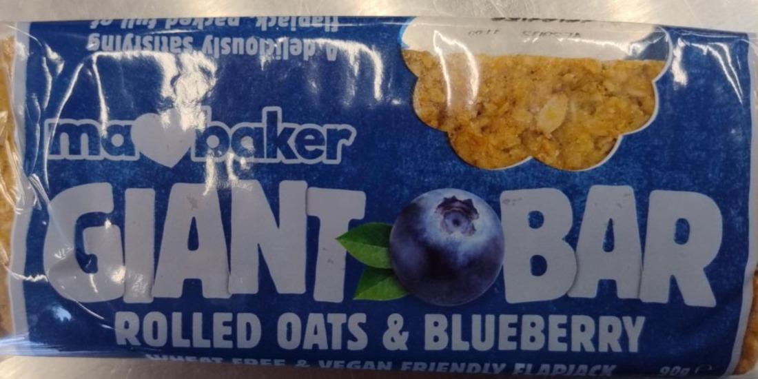 Zdjęcia - Giant bar rolled oats & blueberry Ma baker