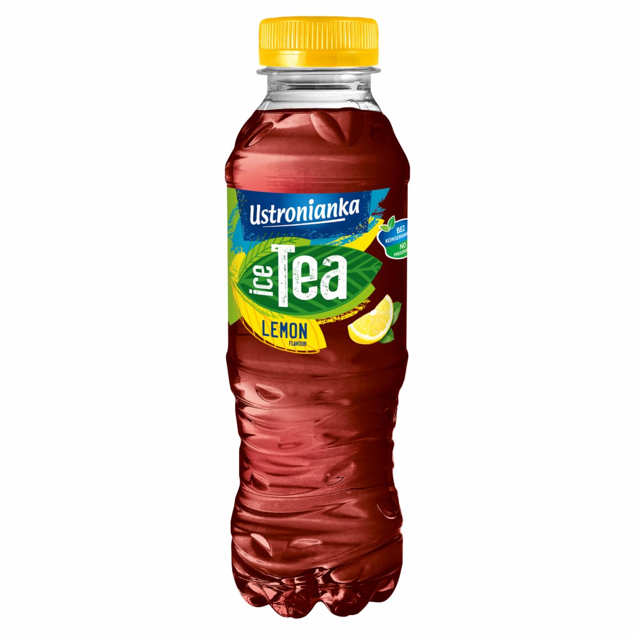 Zdjęcia - Ustronianka Ice Tea Napój niegazowany o smaku cytrynowym 500 ml