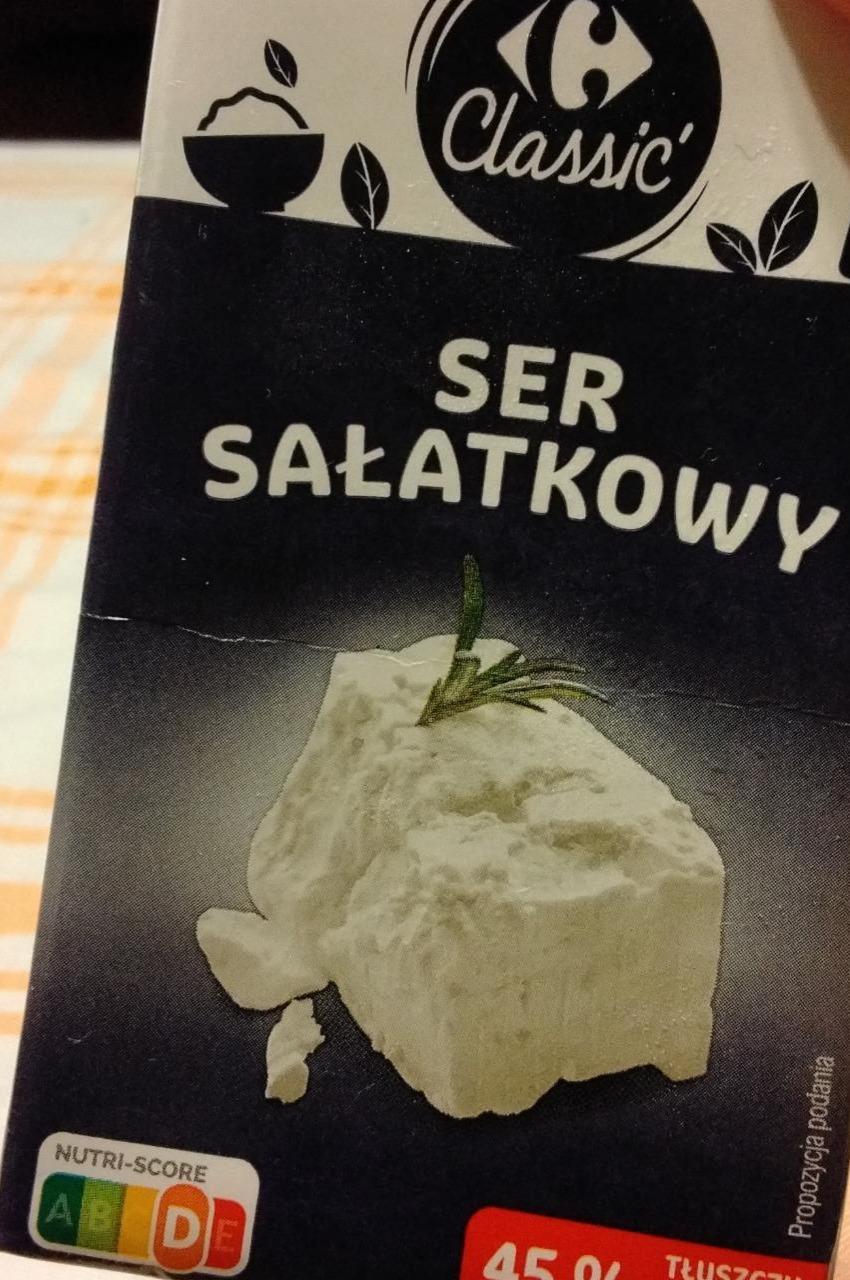 Zdjęcia - Ser sałatkowy Carrefour Classic