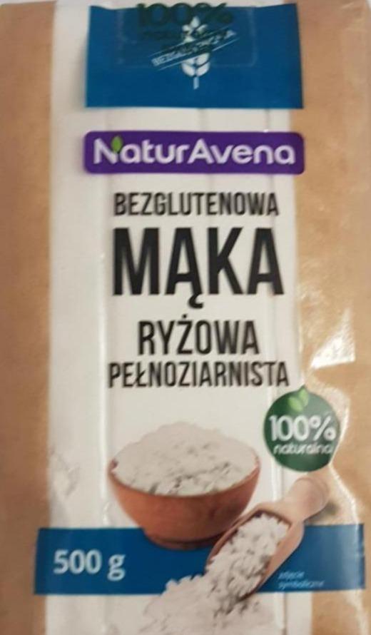 Zdjęcia - Bezglutenowa mąka ryżowa pełnoziarnista NaturAvena