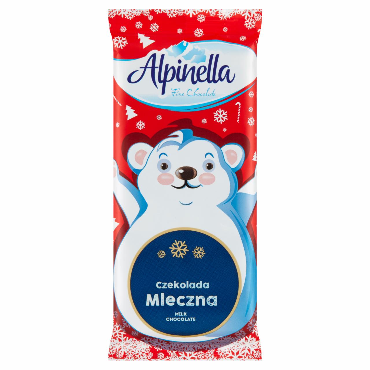 Zdjęcia - Alpinella Czekolada mleczna 90 g