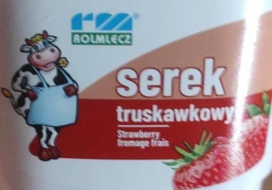 Zdjęcia - Serek truskawkowy 200 g Rolmlecz