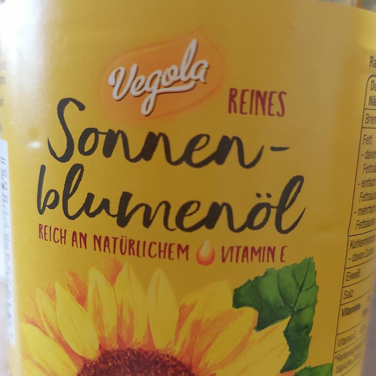 Zdjęcia - Vegola REINES Sonnen - blumenöl REICH AN NATÜRLICHEM VITAMIN E 1Liter