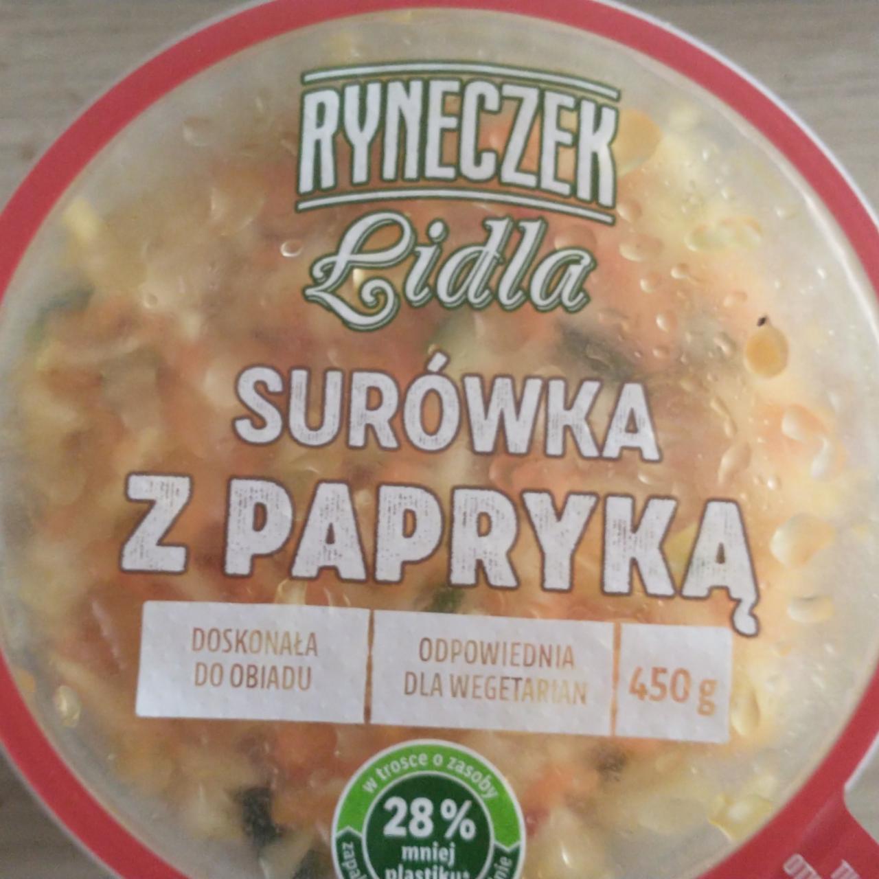 Zdjęcia - Surówka z papryką Ryneczek Lidla