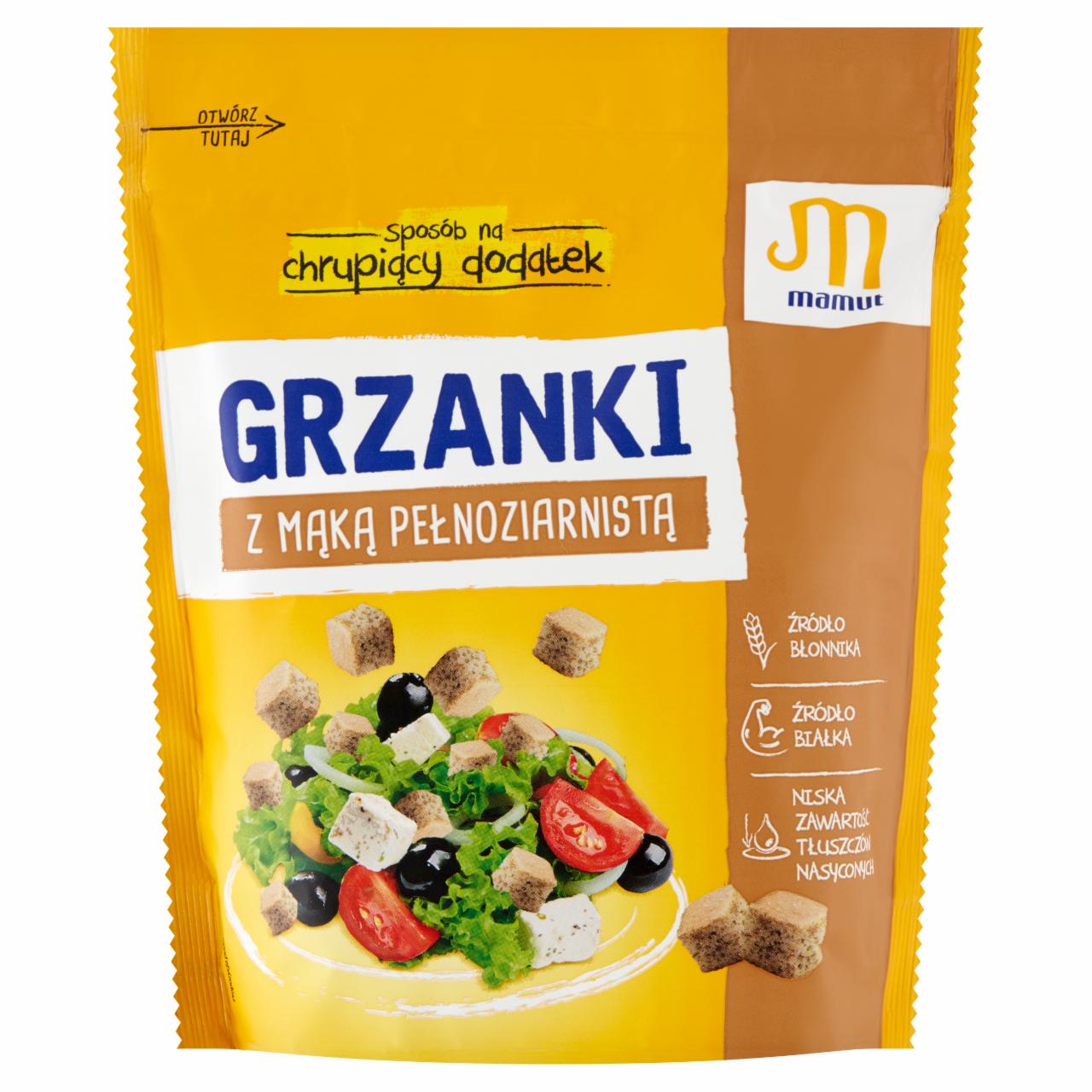 Zdjęcia - Mamut Grzanki z mąką pełnoziarnistą 150 g