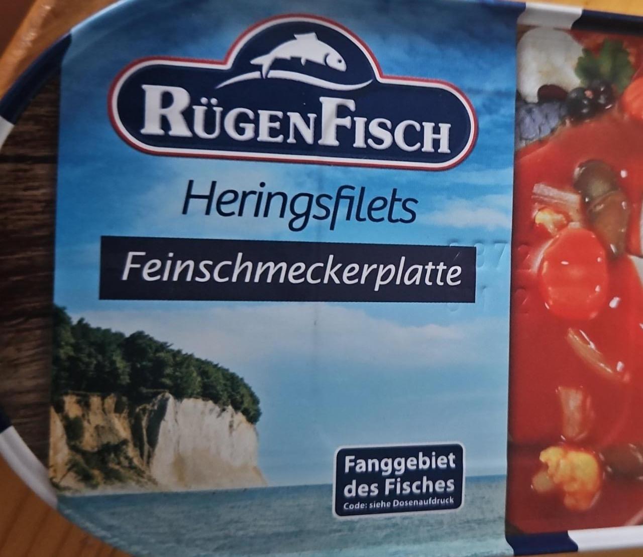 Zdjęcia - Heringsfilets Feinschmeckerplatte RügenFisch