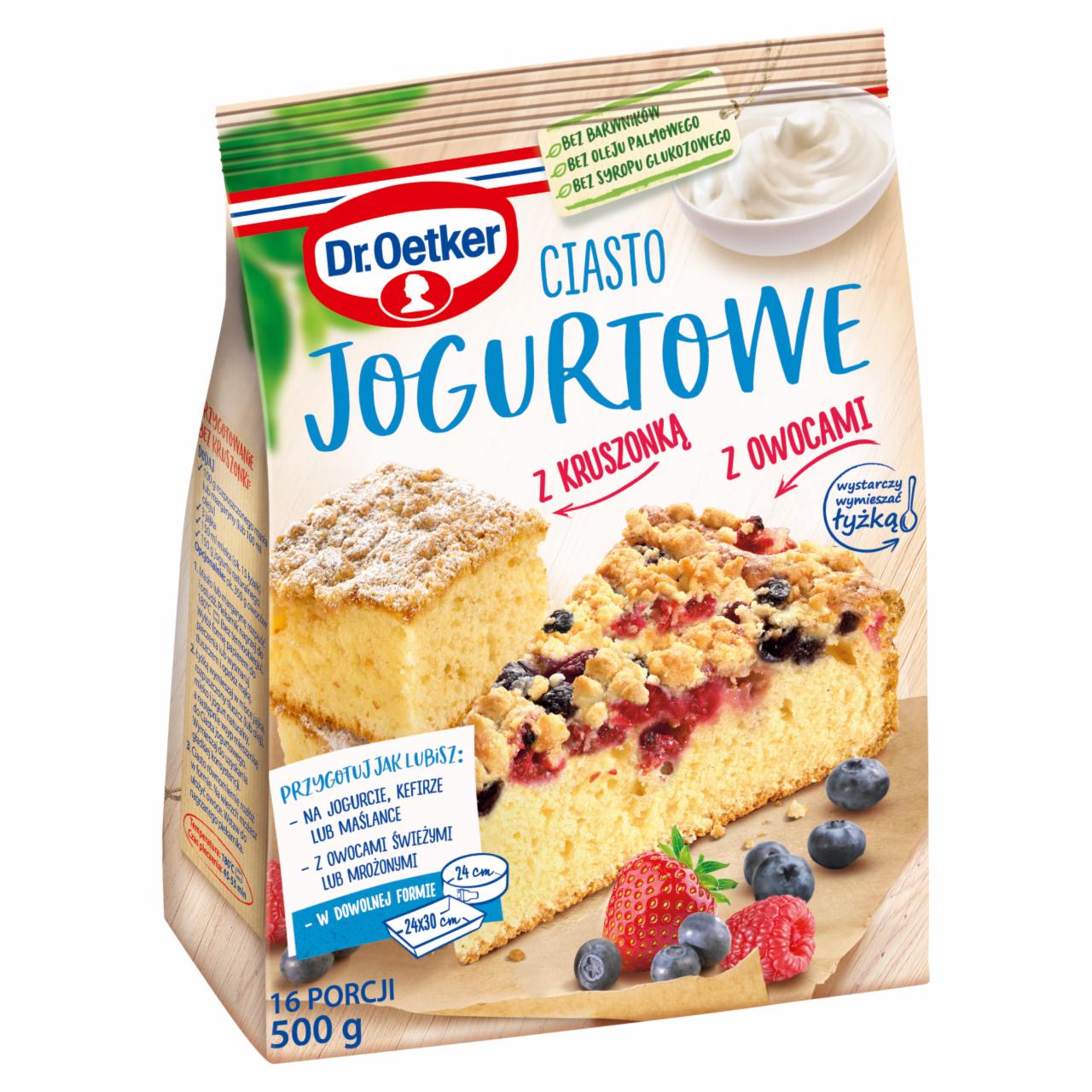 Zdjęcia - Dr. Oetker Ciasto jogurtowe 500 g