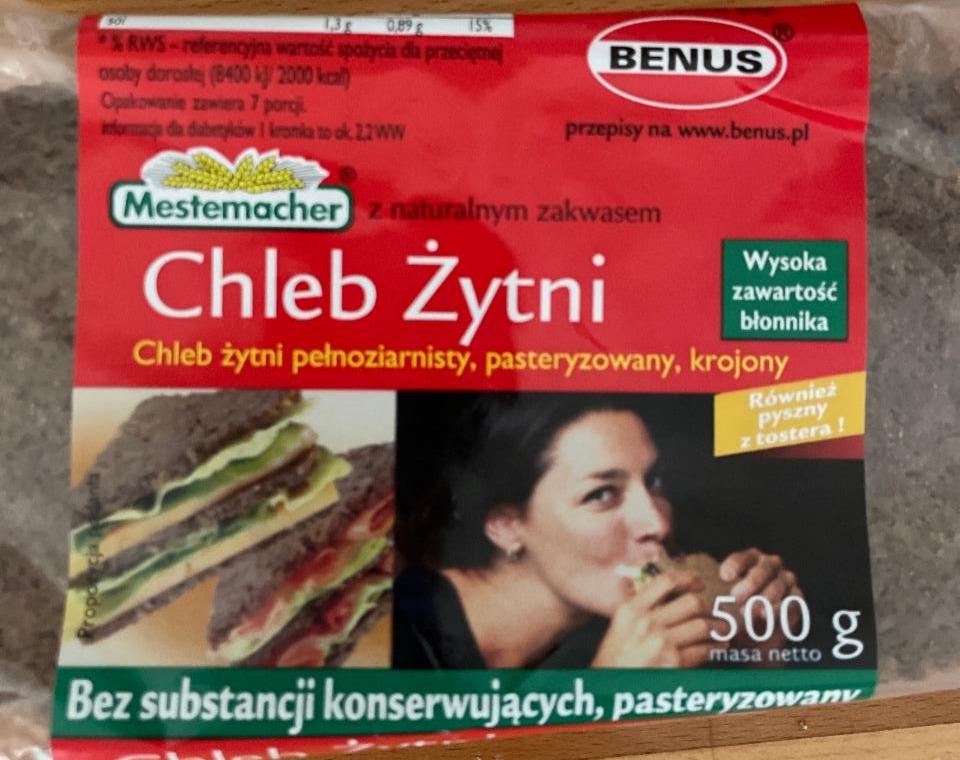 Zdjęcia - Chleb żytni pełnoziarnisty z naturalnym zakwasem Mestemacher