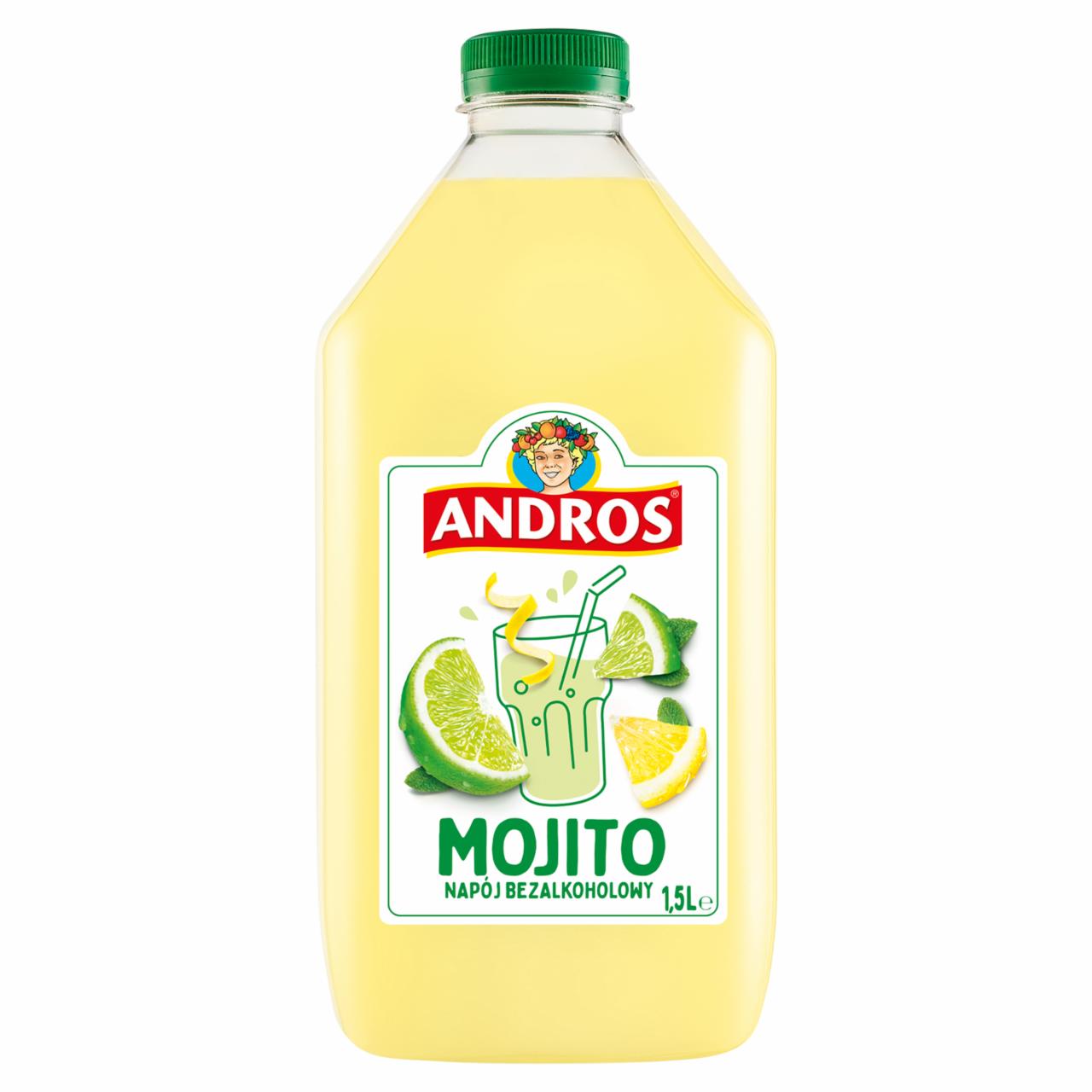 Zdjęcia - Andros Mojito Napój bezalkoholowy 1,5 l