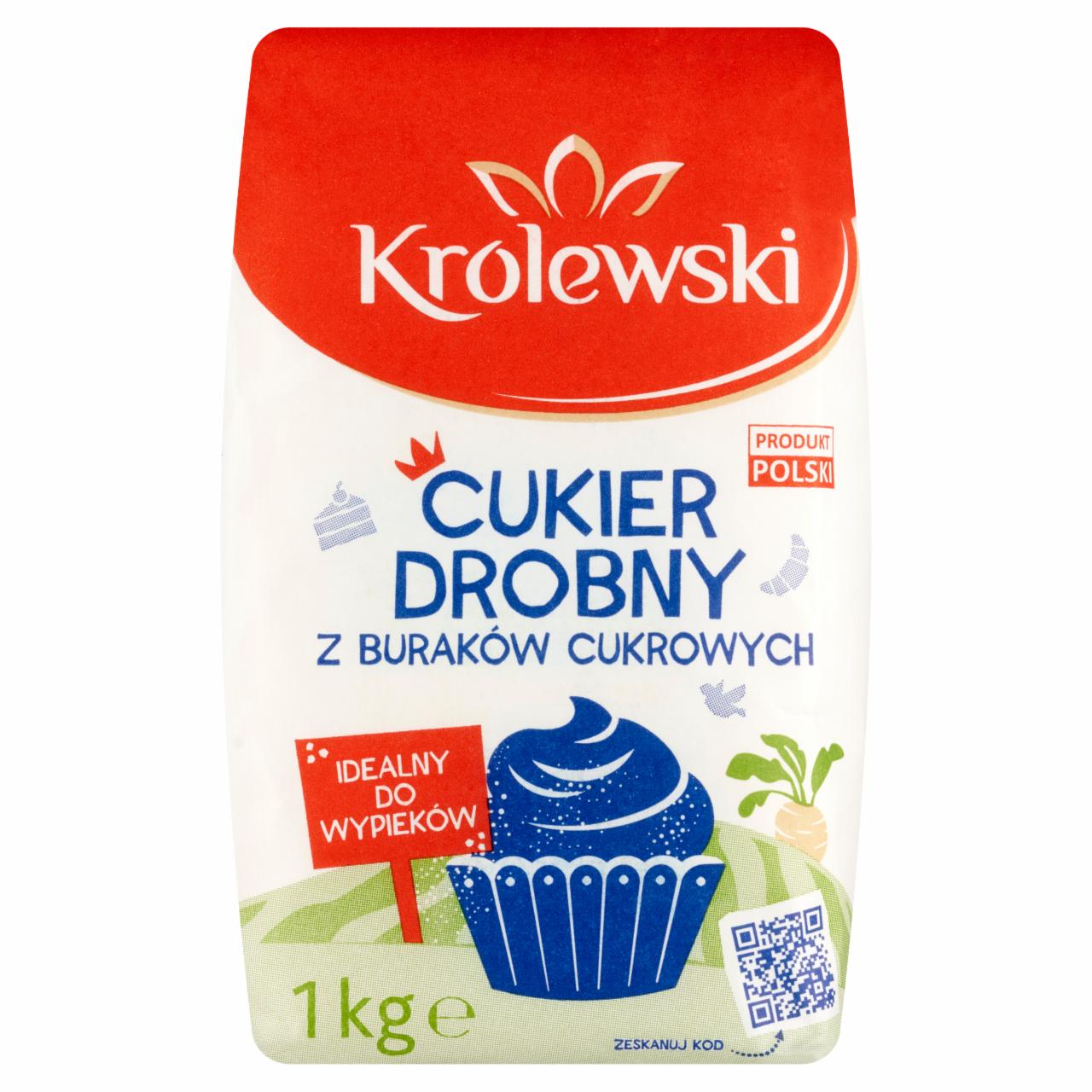 Zdjęcia - Cukier Królewski Cukier drobny z buraków cukrowych 1 kg