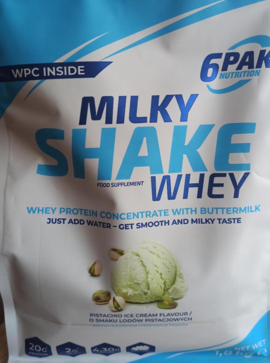 Zdjęcia - Milky Shake Whey pistachio ice cream 6Pak