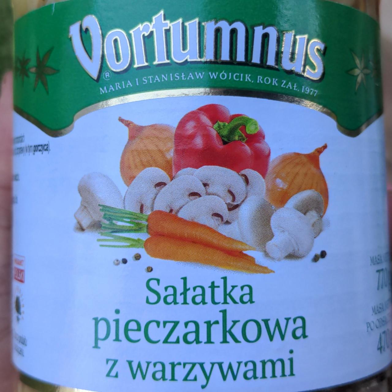 Zdjęcia - Sałatka pieczarkowa z warzywami Vortumnus