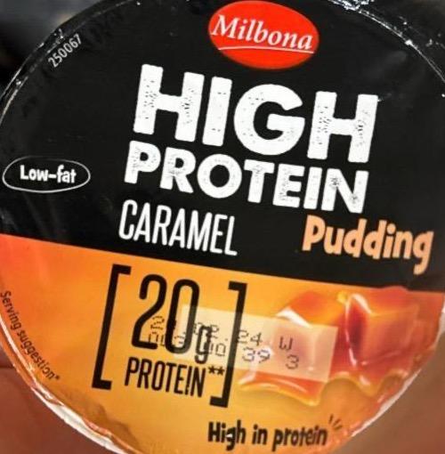 High Protein Caramel Pudding Milbona Kalorie Kj I Wartości Odżywcze Dine4fit Pl