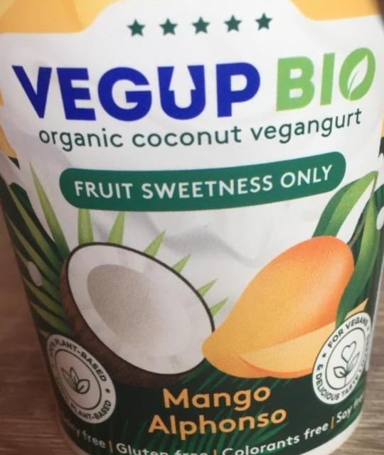 Zdjęcia - Organic coconut vegangurt mango alphonso Vegup Bio