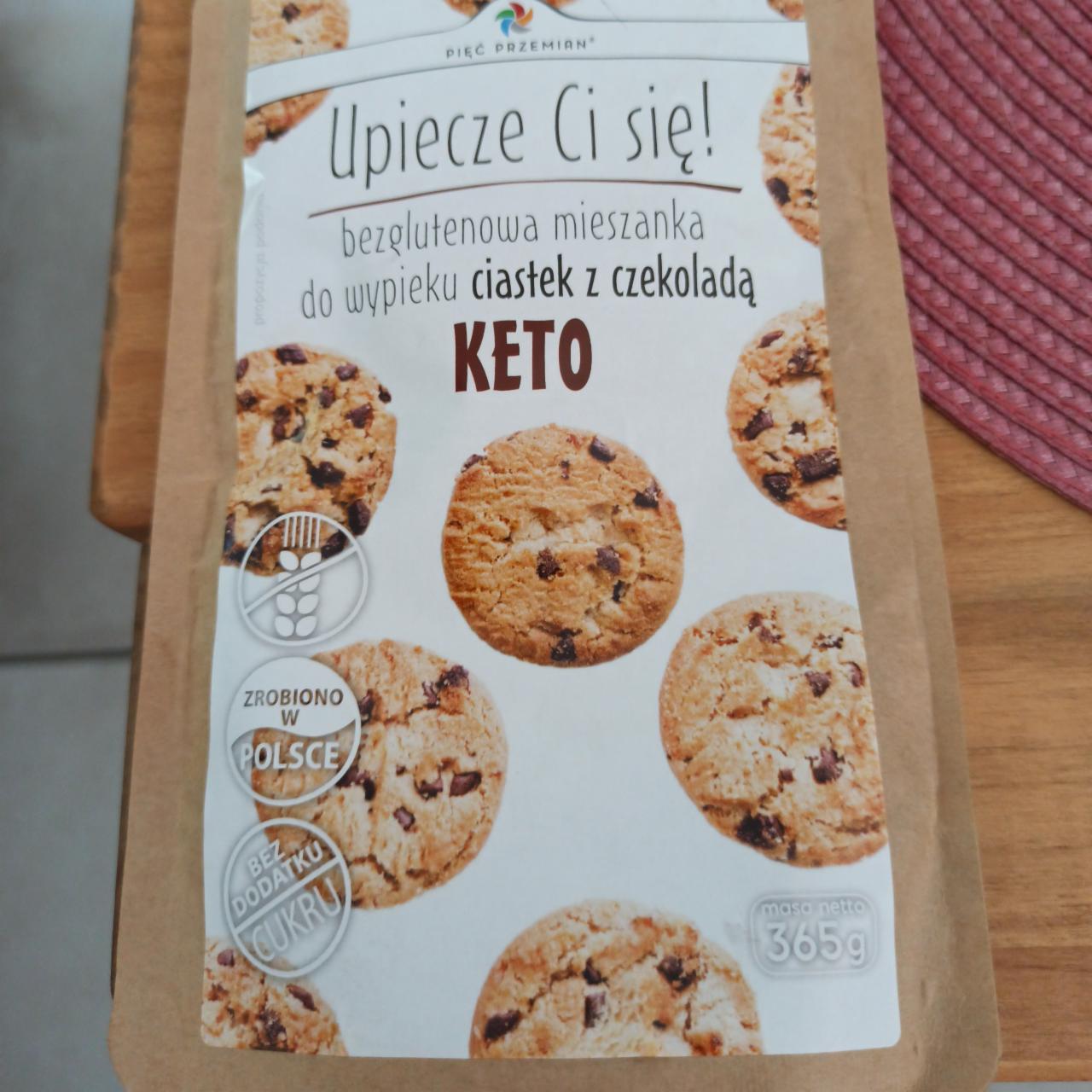 Zdjęcia - Keto bezglutenowa mieszanka do wypieku ciastek z czekoladą Upiecze Ci się!