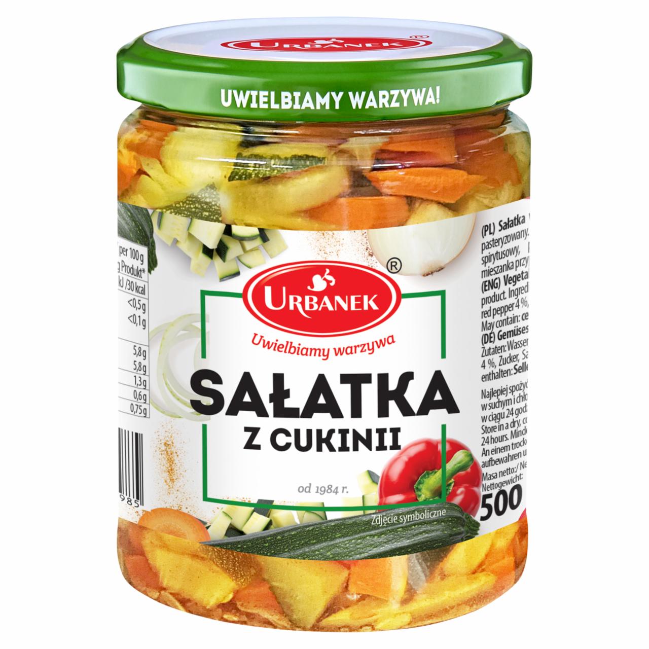 Zdjęcia - Urbanek Sałatka z cukinii 500 g