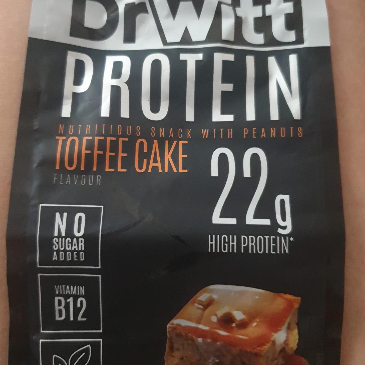 Zdjęcia - Protein nutritious snack with peanuts toffee cake DrWitt