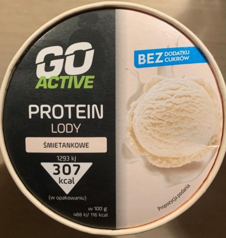 Zdjęcia - Protein lody śmietankowe Go Active