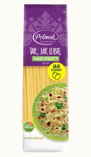 Zdjęcia - Tak jak lubię płaskie spaghetti jajeczny Polmak makaroniarnia