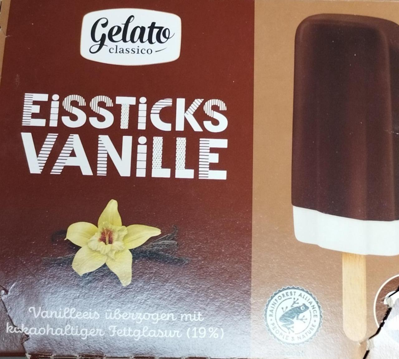 Zdjęcia - Eissticks vanille Gelato classico