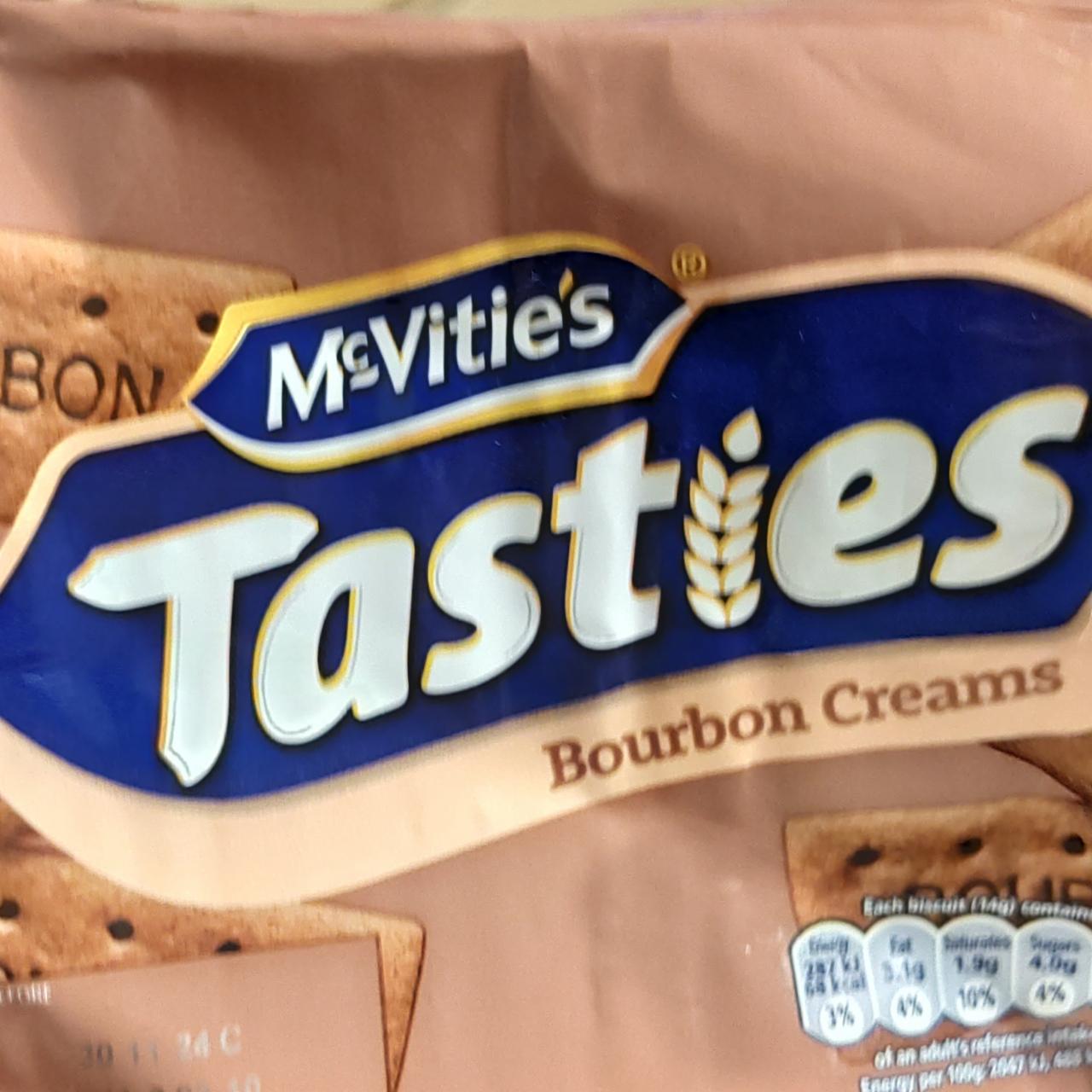 Zdjęcia - Tasties bourbon creams sandwich biscuits with chocolate flavour cream McVities