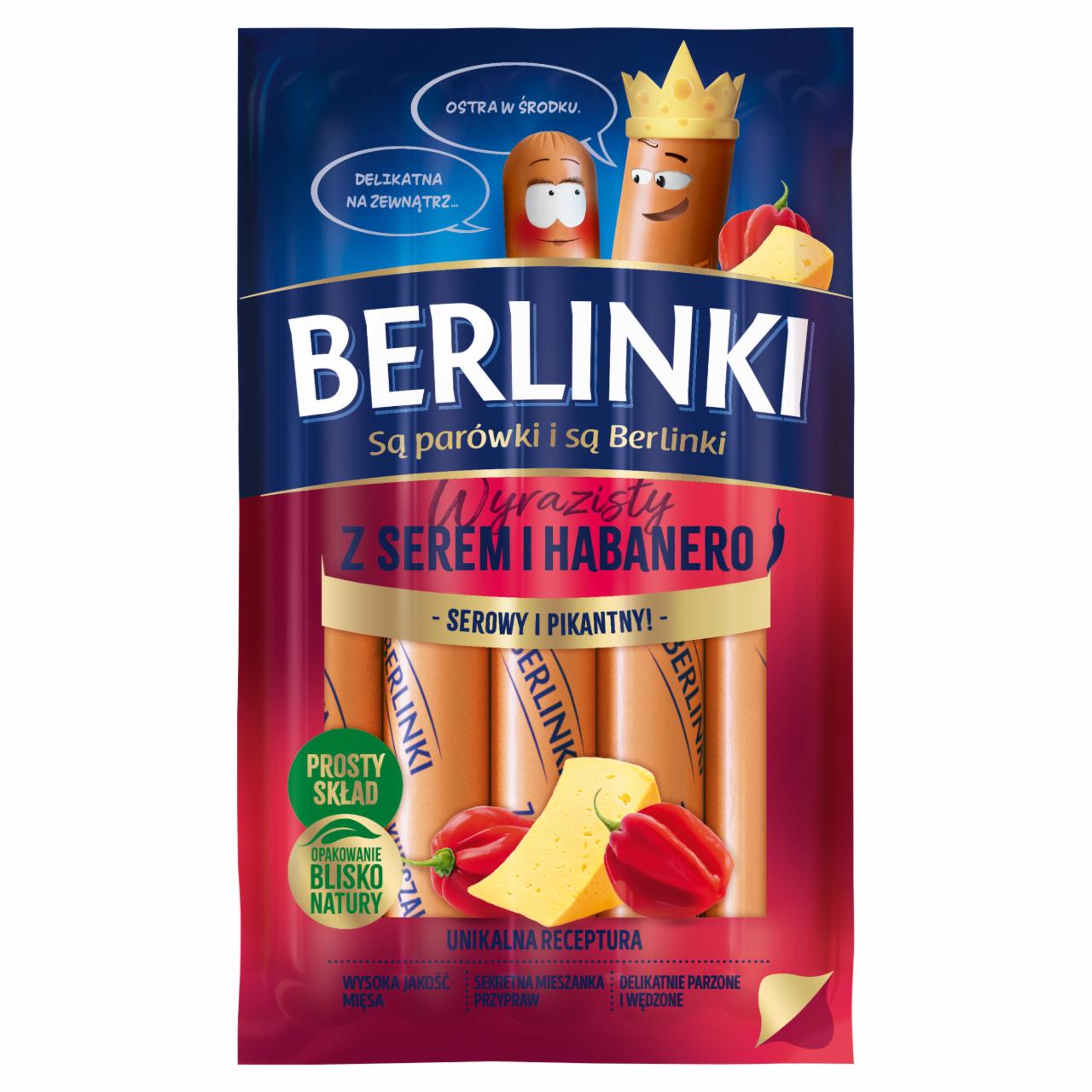 Zdjęcia - Berlinki Kiełbasa z serem i habanero 250 g