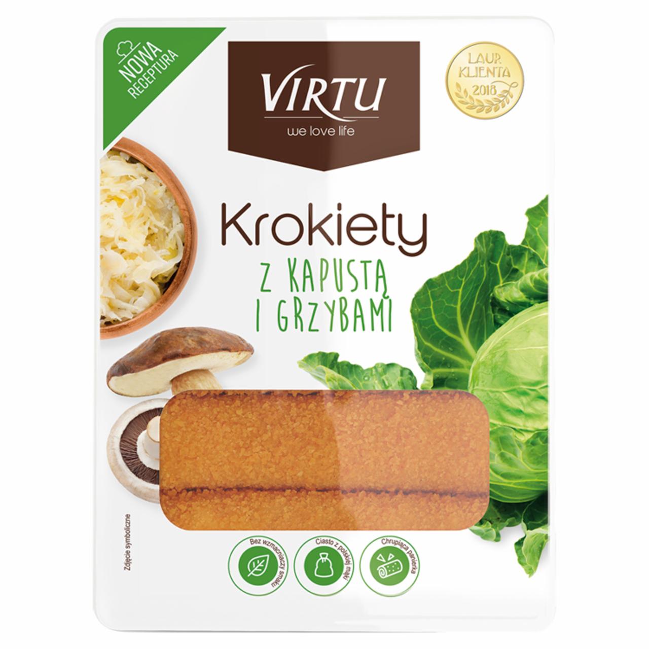 Zdjęcia - Virtu Krokiety z kapustą i grzybami 1 kg