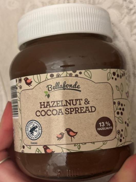 Zdjęcia - Hazelnut & cocoa spread Bellafonde