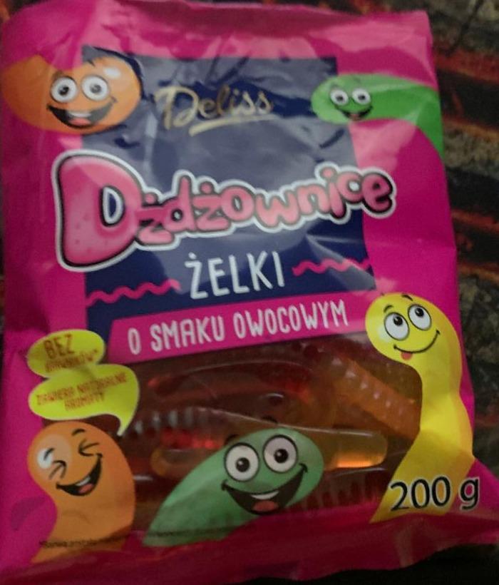 Zdjęcia - Żelki o smaku owocowym Dżdżownice Deliss