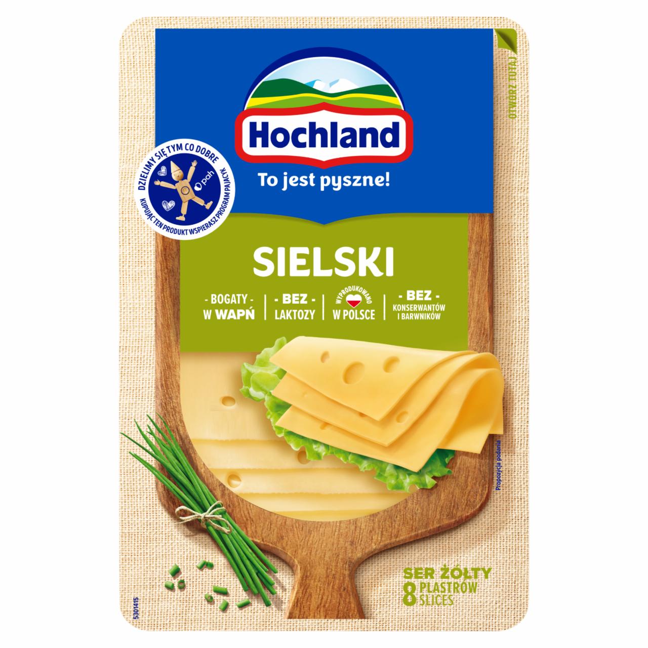 Zdjęcia - Hochland Ser żółty sielski w plastrach 135 g