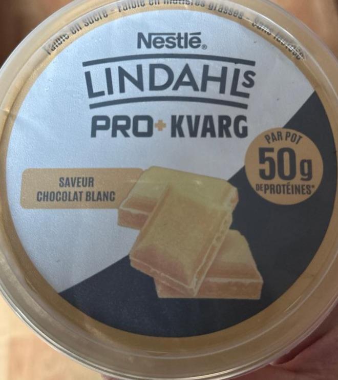 Zdjęcia - Lindahls pro+ kvarg saveur chocolat blanc Nestlé