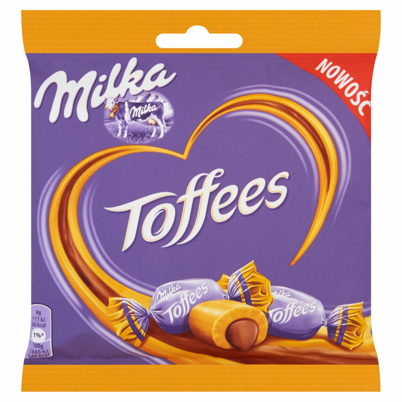 Zdjęcia - Milka Cukierki Toffees 72 g