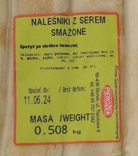 Zdjęcia - Naleśniki z serem smażone Pierożek