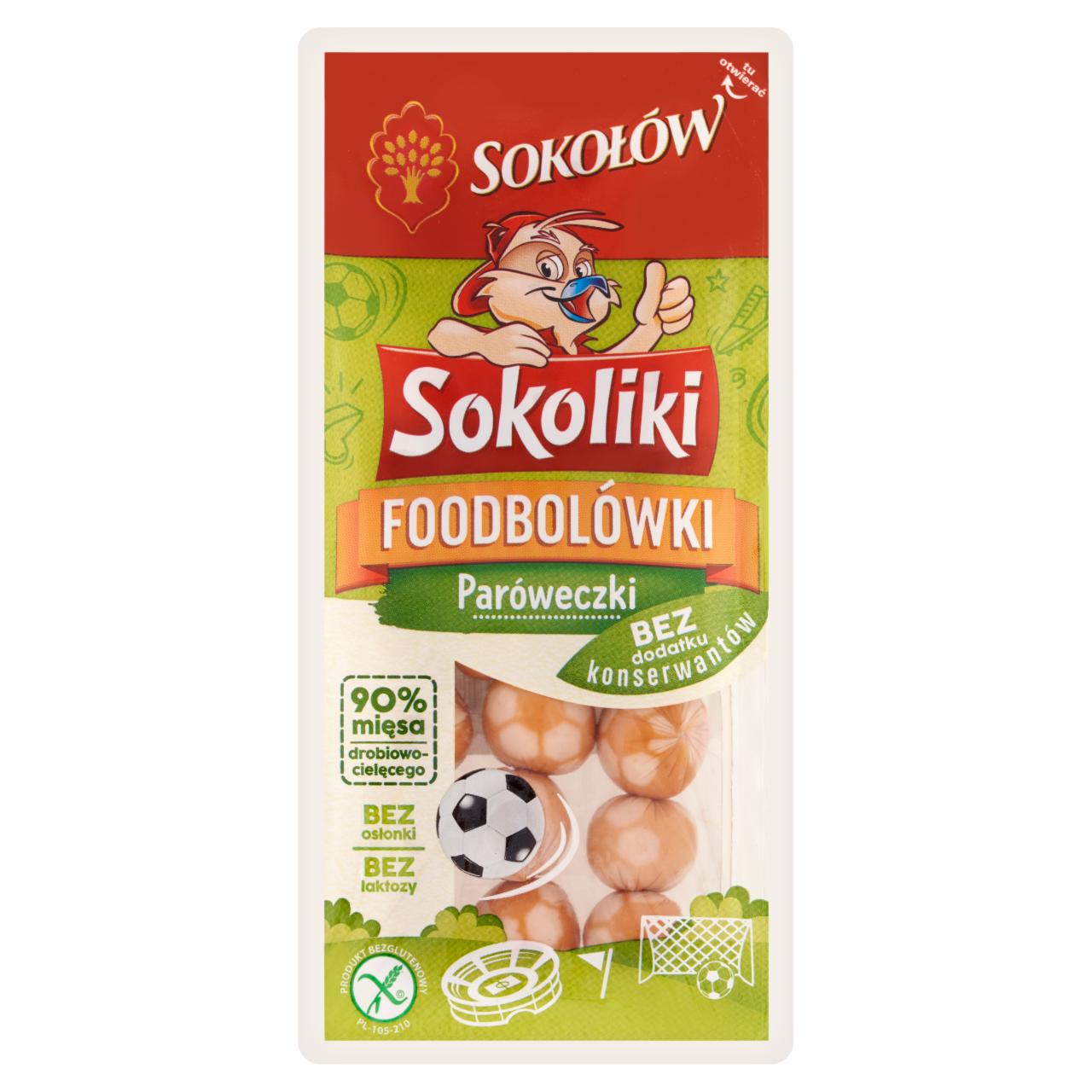 Zdjęcia - Sokołów Sokoliki Paróweczki foodbolówki 130 g