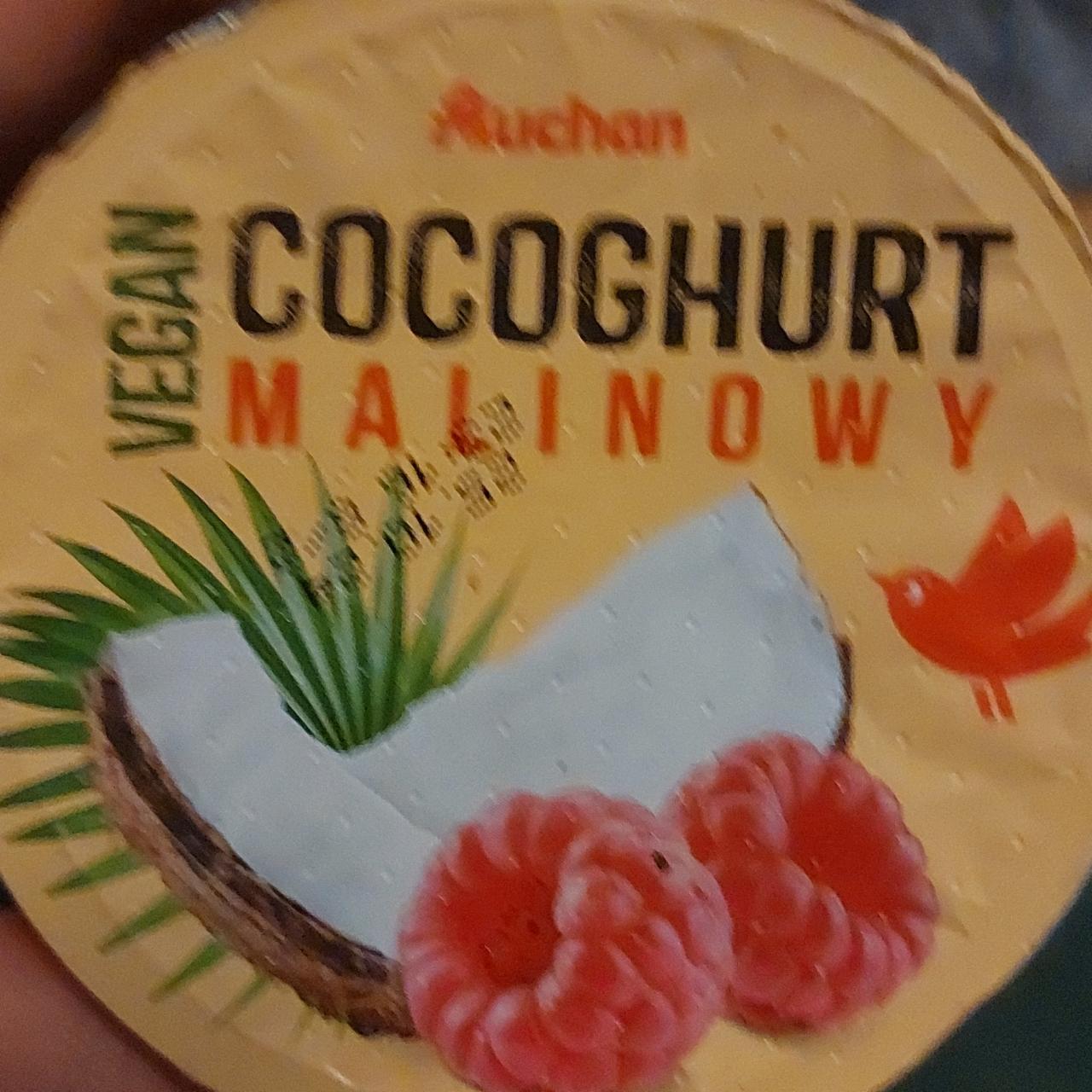 Zdjęcia - Cocoghurt malinowy vegan Auchan