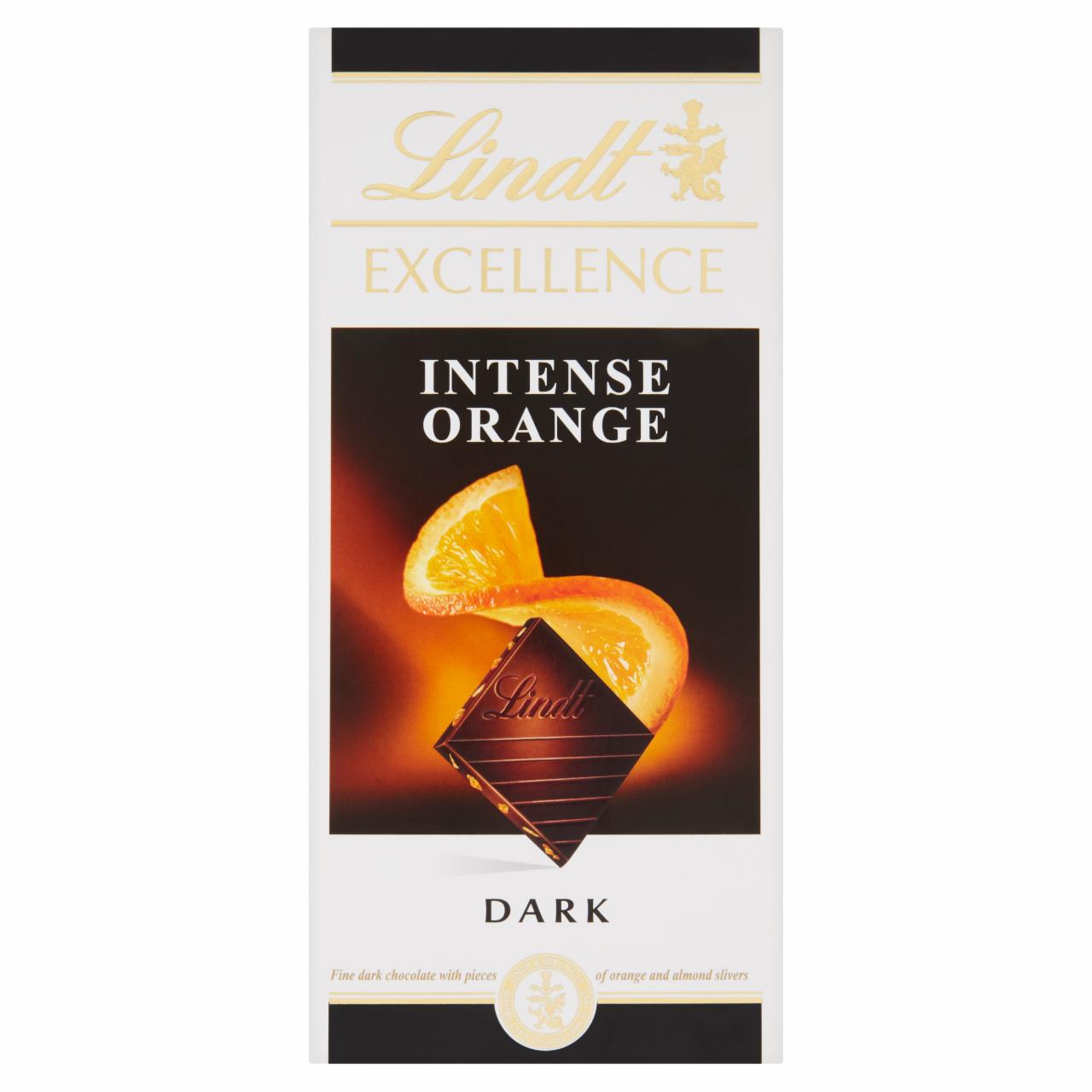 Zdjęcia - Excellence Szwajcarka czekolada deserowa z sokiem pomarańczowym i migdałami 100 g Lindt