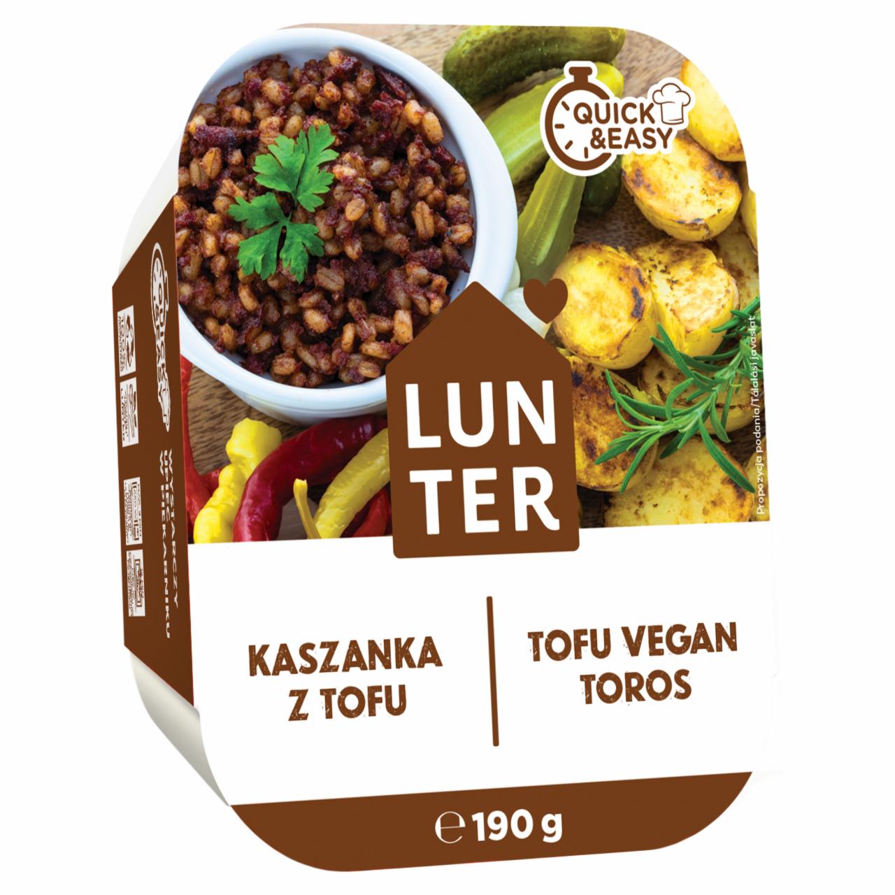 Zdjęcia - Lunter Kaszanka z tofu 190 g