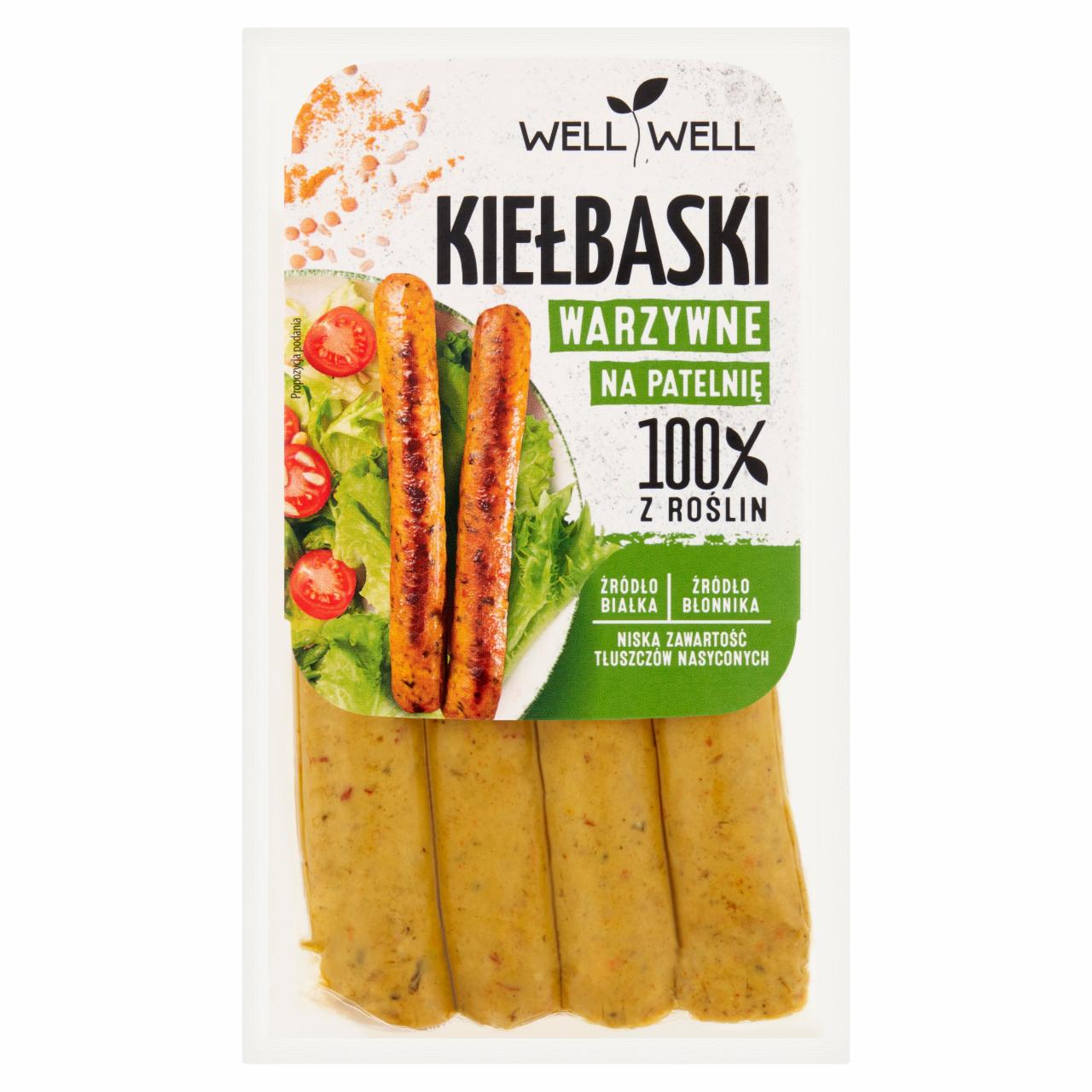 Zdjęcia - Well Well Kiełbaski warzywne na patelnię 250 g