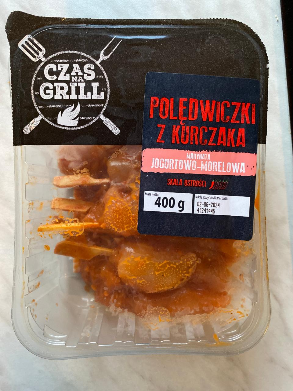 Zdjęcia - Polędwiczki z kurczaka marynata jogurtowo-morelowa Czas na grill