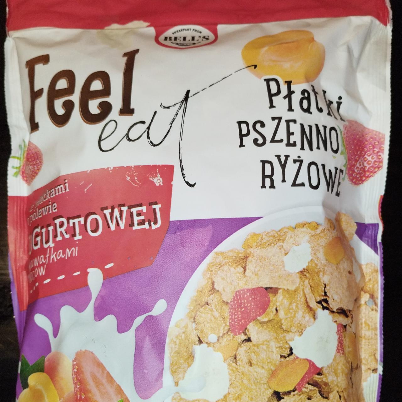 Zdjęcia - Platki pszenno ryżowe z platkami w polewie jogurtowej Bell's