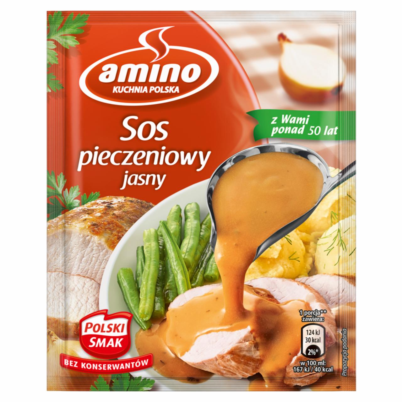 Zdjęcia - Amino Sos pieczeniowy jasny 38 g