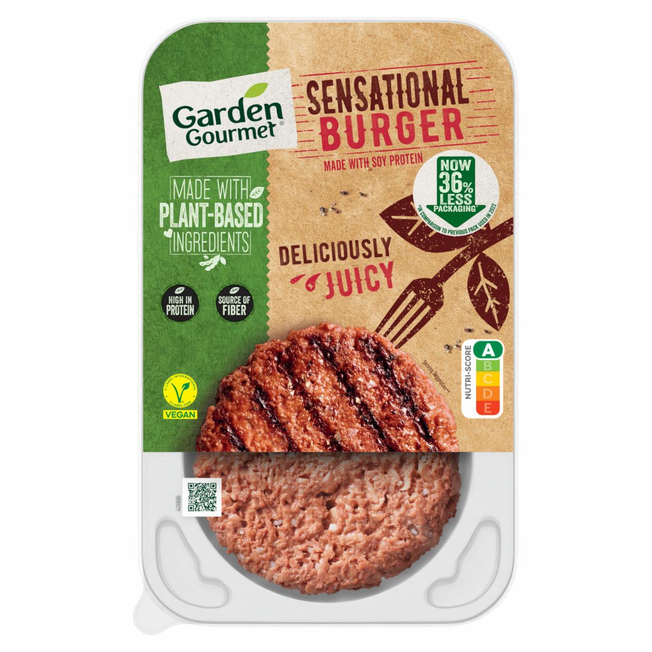 Zdjęcia - Garden Gourmet Sensational Burger Wegański produkt na bazie białka sojowego 226 g