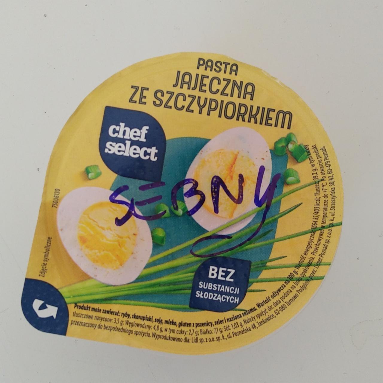 Zdjęcia - Pasta jajeczna ze szczypiorkiem Chef select