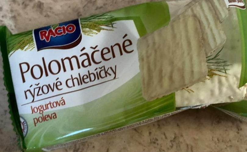 Zdjęcia - Polomáčené rýžové chlebíčky jogurtová poleva Racio