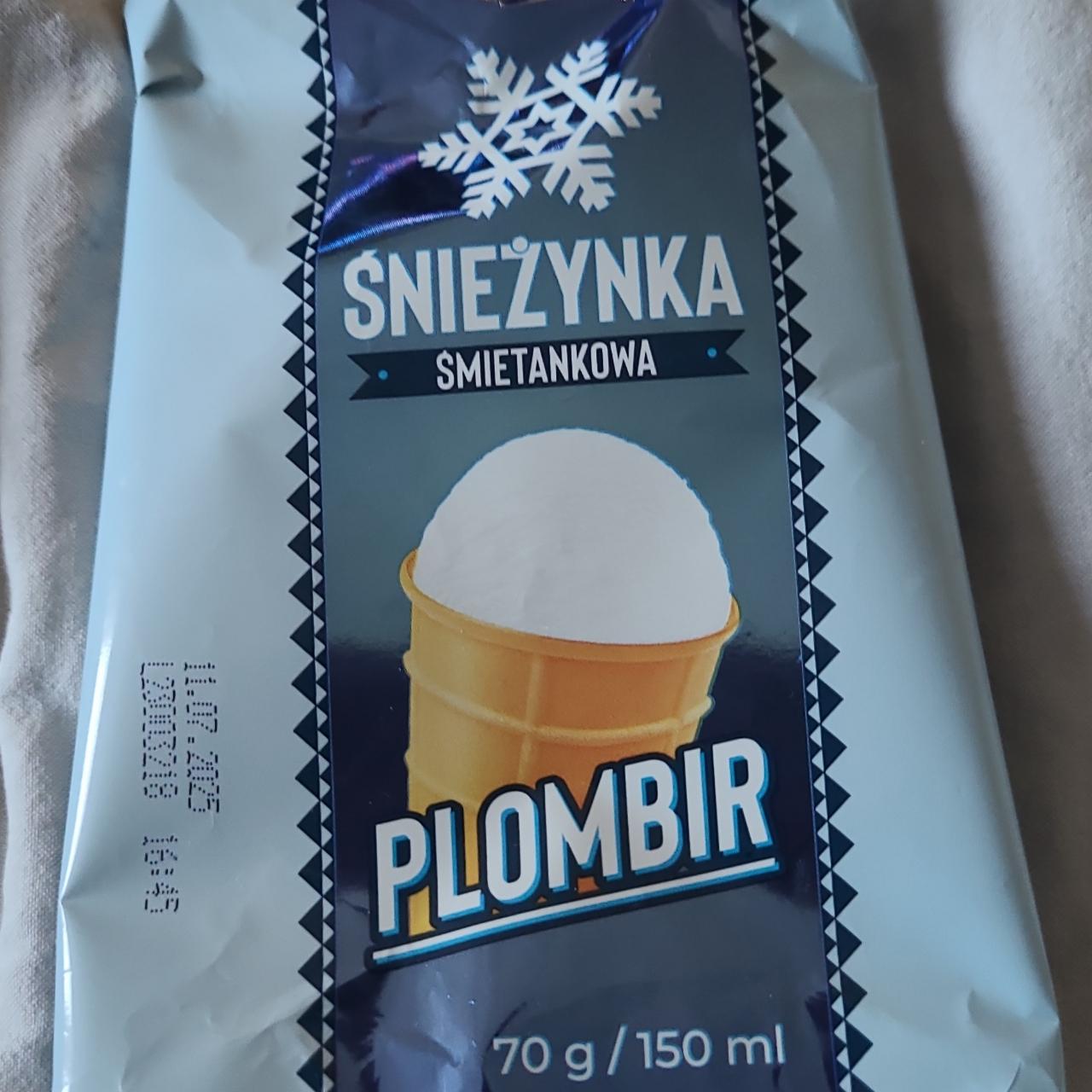 Zdjęcia - Lody śnieżynka śmietankowa Plombir