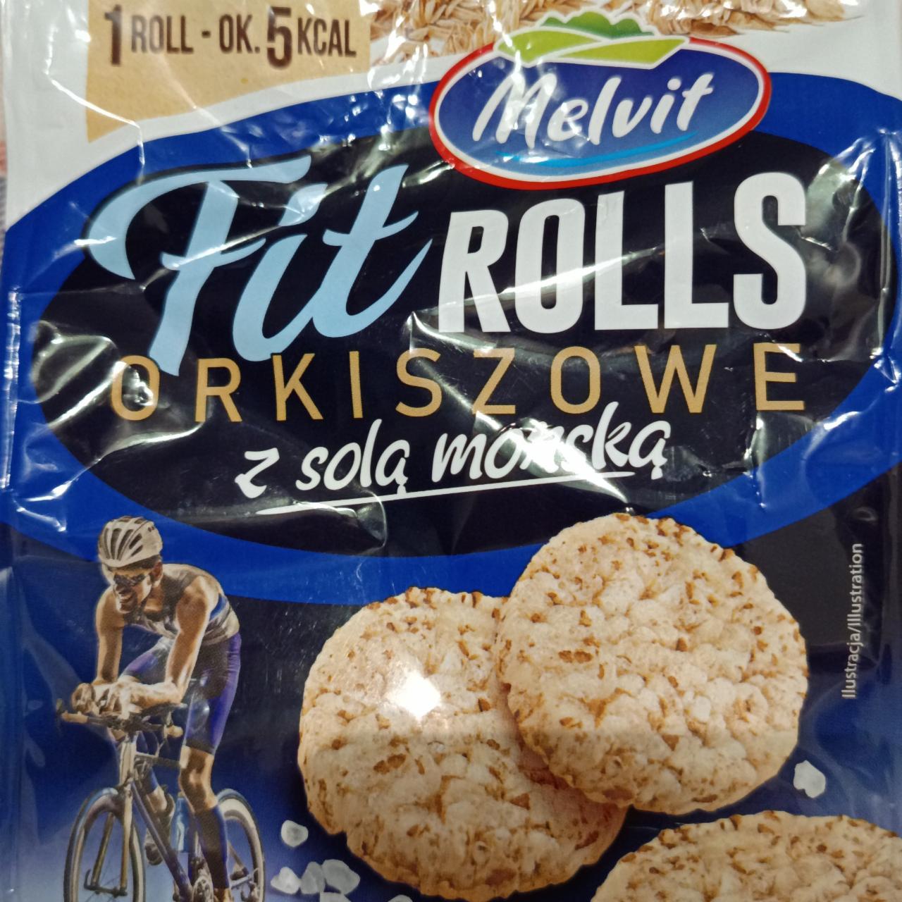 Zdjęcia - Fit rolls orkiszowe z solą morską Melvit