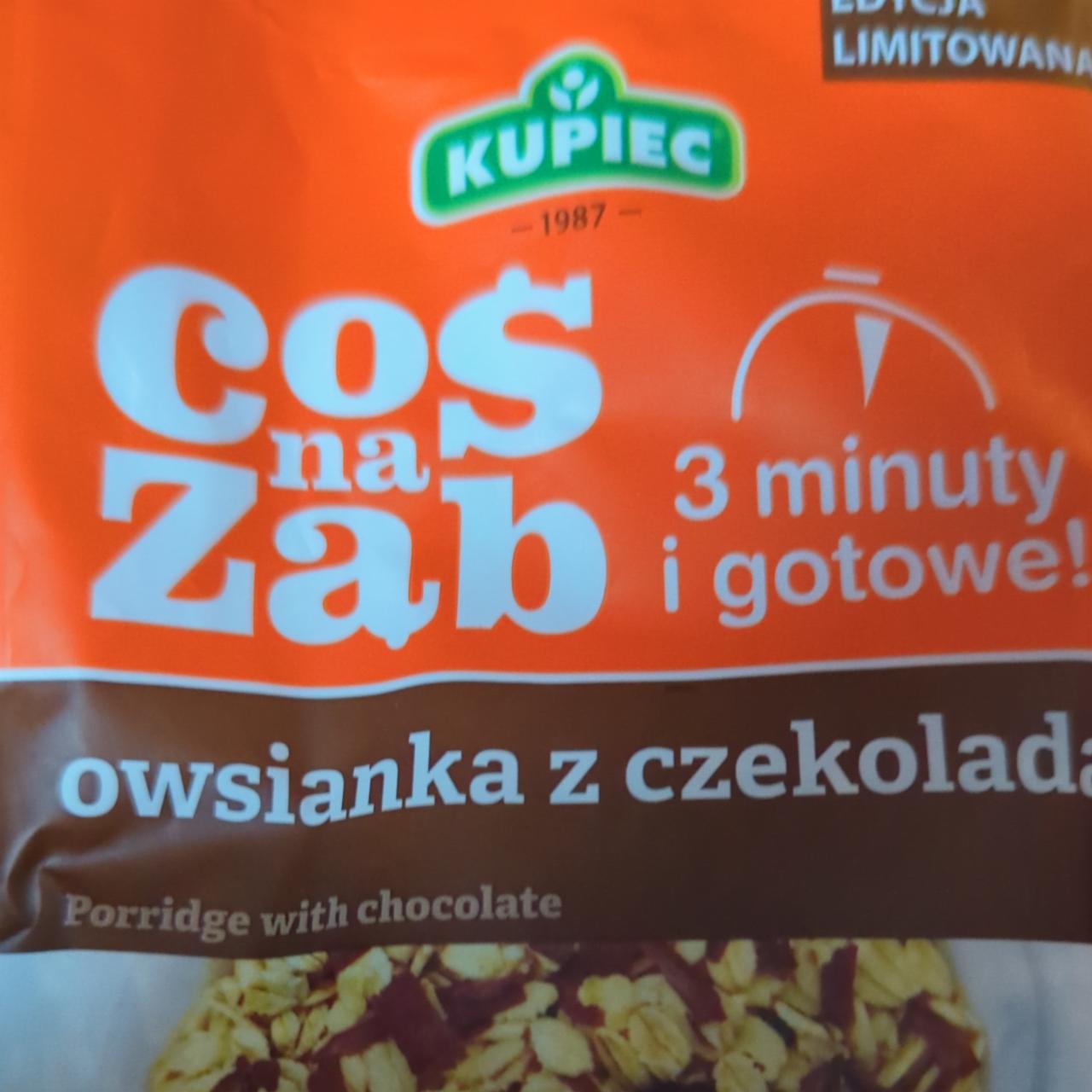 Zdjęcia - Owsianka z czekoladą coś na ząb Kupiec