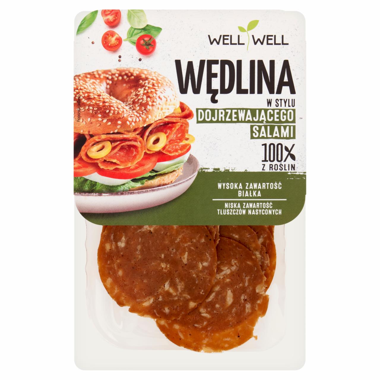 Zdjęcia - Well Well Wędlina w stylu dojrzewającego salami 80 g